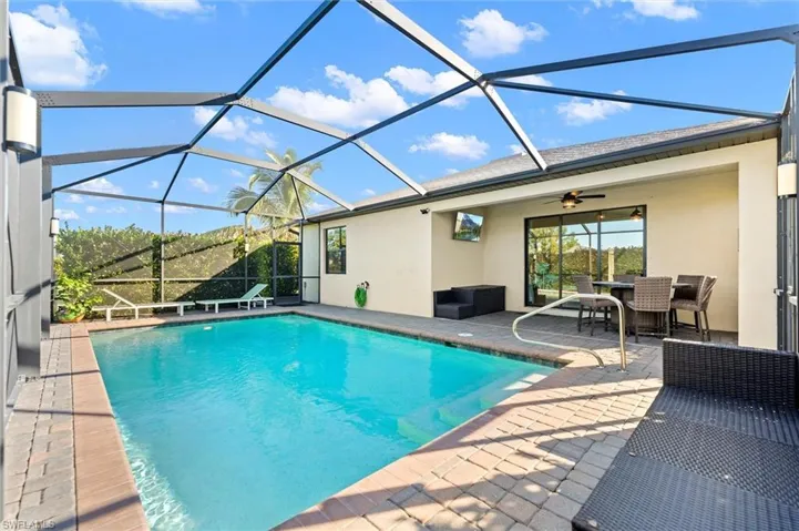 Your own private screened pool with plenty of space to relax and enjoy the Florida sunshine.