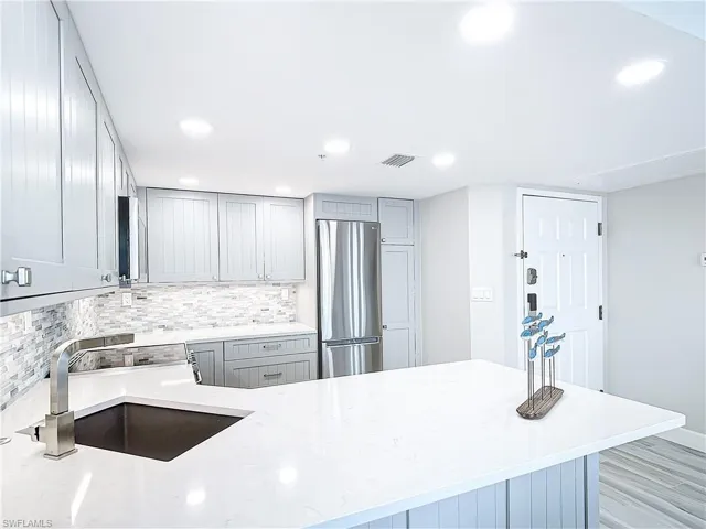INCLUDES NEW PLUGS AND SWITCHES, CIRCUIT FOR UNDER CABINET LIGHTING, NEW DRAWER MICROWAVE, AND NEW RECESSED CEILING LIGHTS.