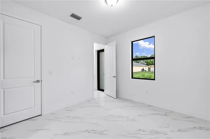 View of spare room