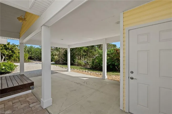View of patio