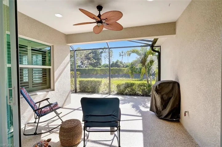 Enjoy the covered lanai & the freshly epoxied flooring.