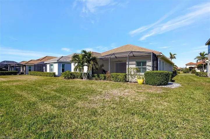 This is the back view of the home.