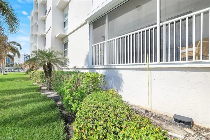 Elevated first floor.  56” from ground level to interior first floor.  54” from ground level to lanai.