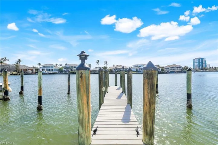 Your own dock outside of your lanai!