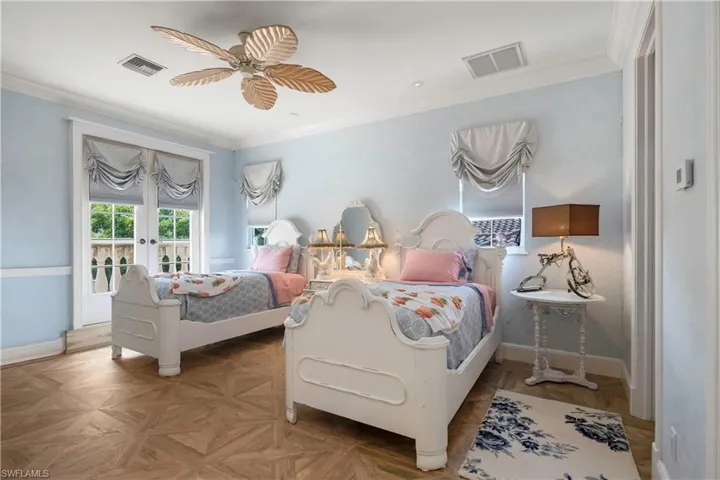 Front Bedroom and Balcony