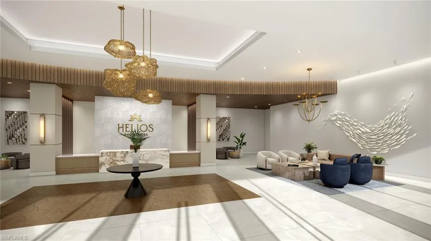Common area featuring recessed lighting-Virtual Rendering