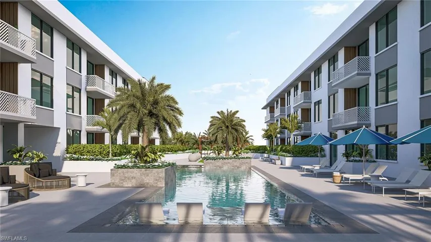 Community pool featuring a patio area-Virtual Rendering