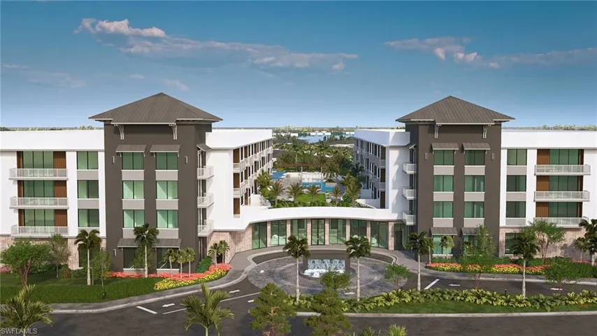 View of apartment building / complex-Virtual Rendering