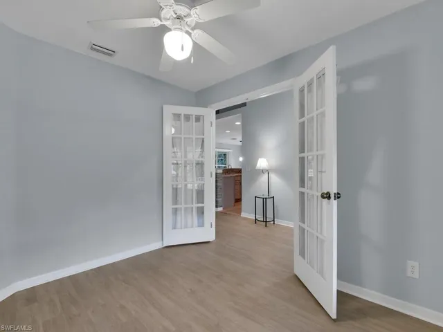 Den w/ French Door Entry