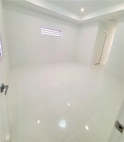 View of tiled empty room