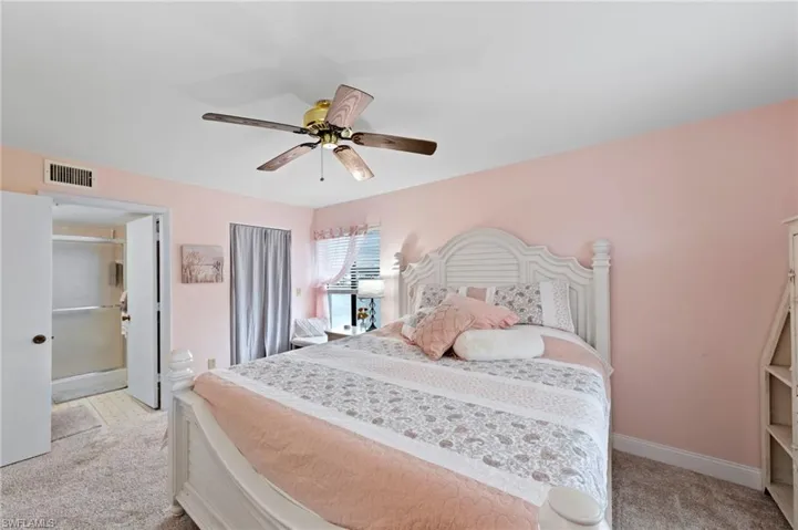 Large bedroom with plenty of space and walk-in-closet