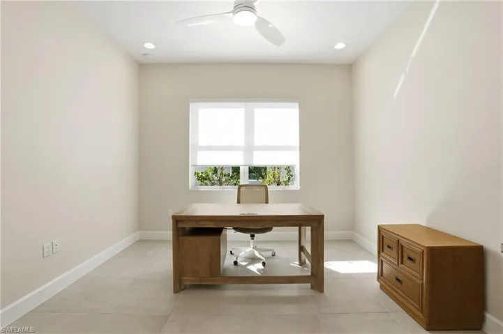 Spacious and bright study