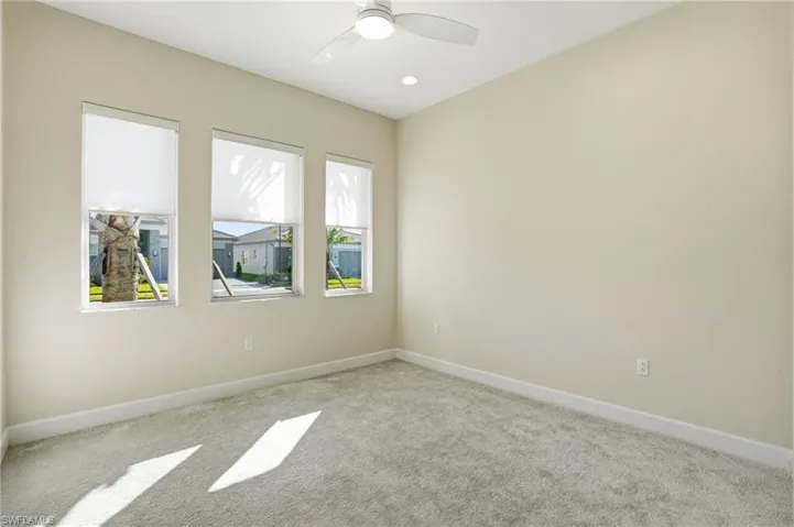 Bedroom 2. Fills with wonderful natural light in the morning. Privacy blinds for the evening.