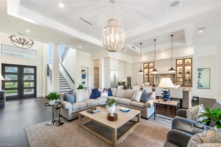 Open living concept of this beautiful home sitting in Point West park area of Park Shore.  A home worthy of tranquility and serene sunsets, bird sounds, and quiet backyard.