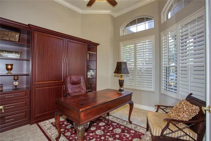 Den with murphy bed