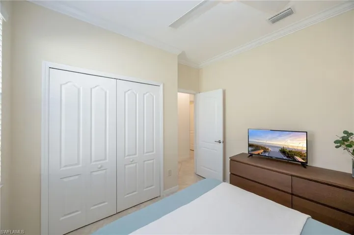 Plenty of storage in this closet