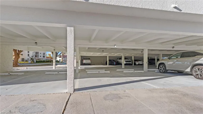 Covered assigned garage space