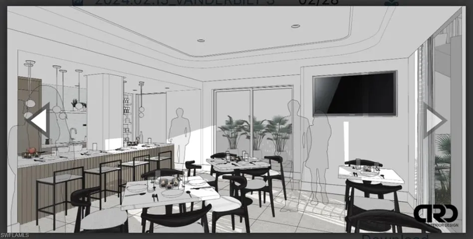 Club room. Renderings are conceptual. Finished product may have changes.