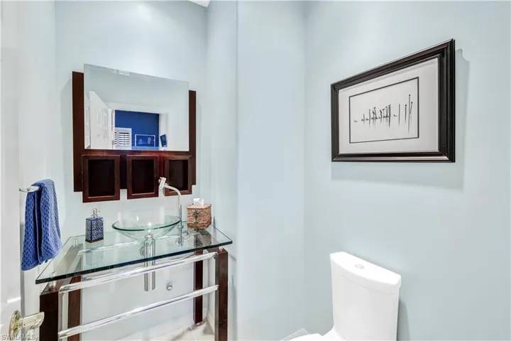 Bathroom with toilet and sink