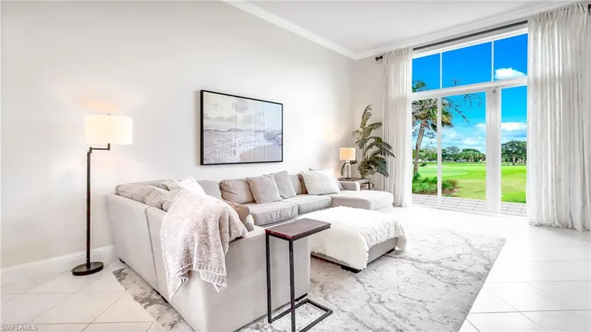 Room for a spacious sectional style couch