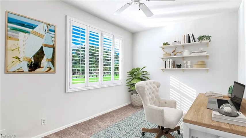 Virtually staged Office space