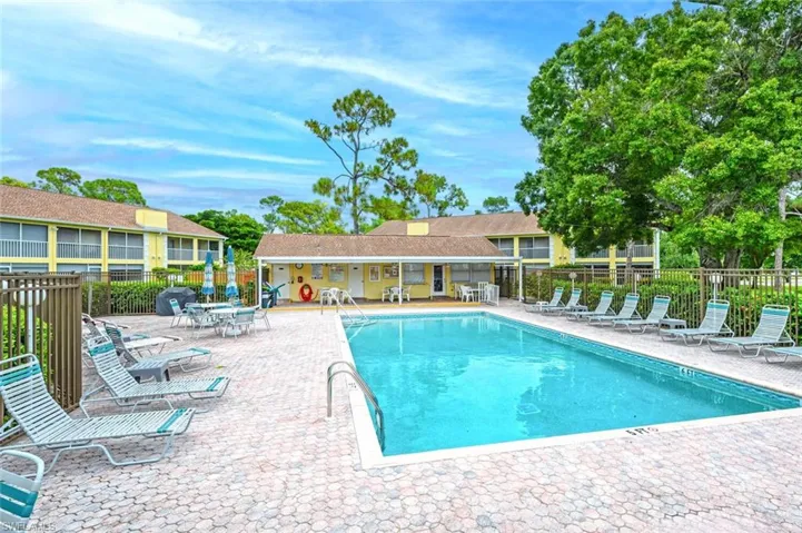Community pool and cabana