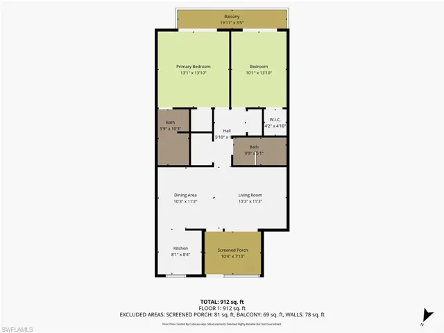 View of room layout