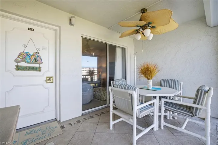View of patio / terrace featuring outdoor dining space