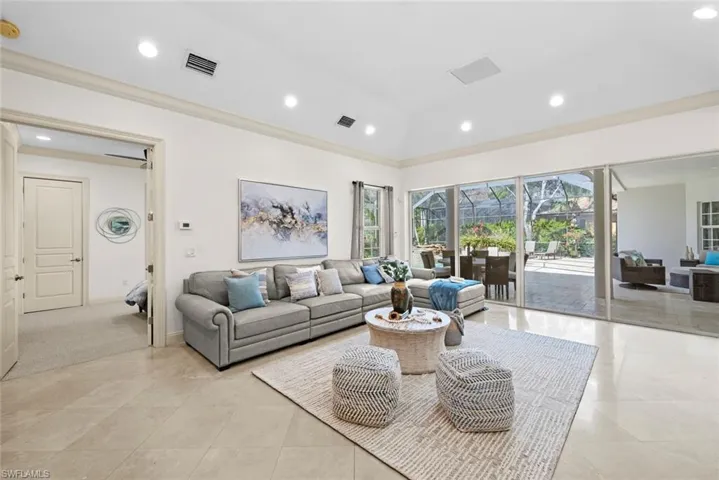 Family room open to lanai