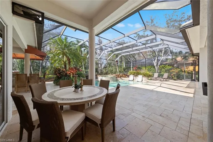 Outdoor kitchen seating