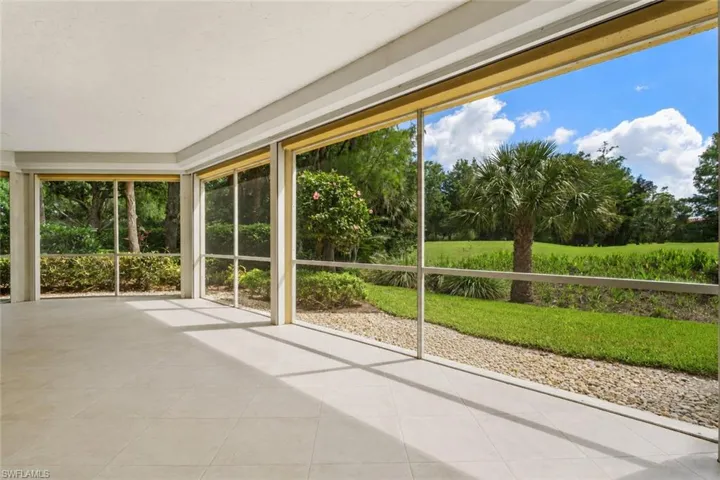 Serene views of the golf course and nature