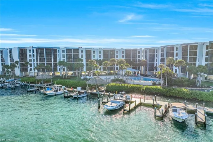 View of water feature featuring a boat dock
