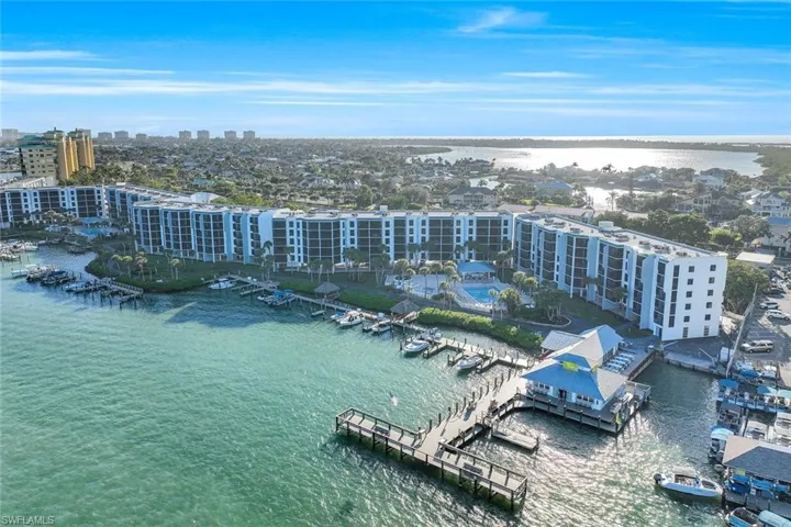 Bird's eye view featuring a water view and a city view