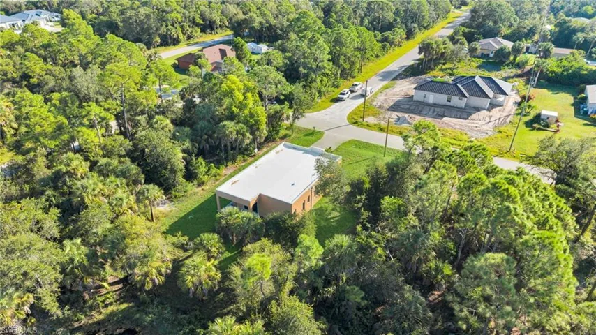 Aerial view of property's location