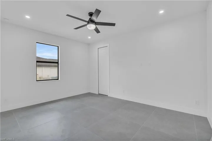 Bedroom 3 with Walk-In closet