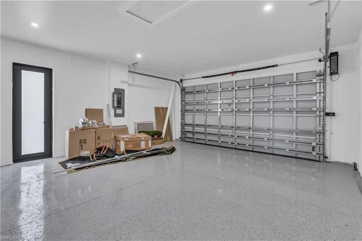 Garage with Door to Patio