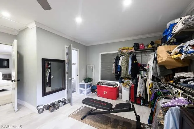 View of spacious closet