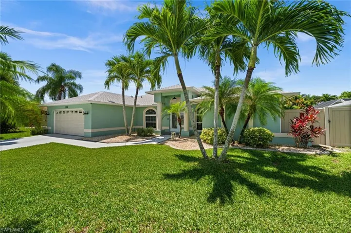 Well manicured yard
