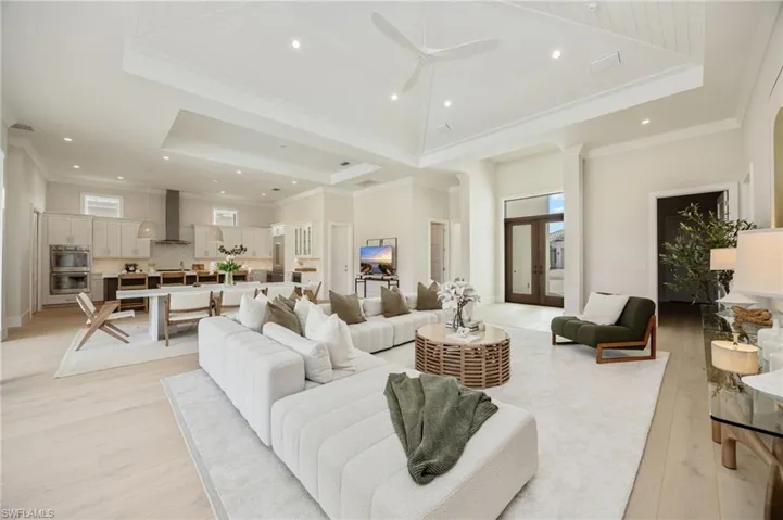 4542 Seagrove is listed as unfurnished. This home has been staged with furniture and accessories, all of which is available for purchase. Unfurnished  photos are included in the listing photo album.