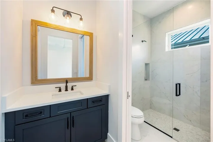 Bedroom 2 features en-suite bathroom and large wa