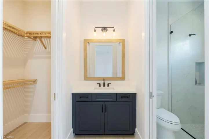 Bedroom 2 features en-suite bathroom and large wa