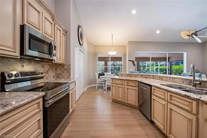 Spacious kitchen with newer appliances