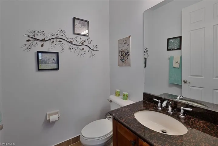 Half bathroom for guests
