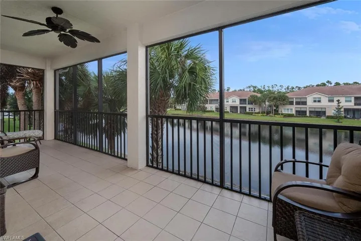 View from lanai with new cage