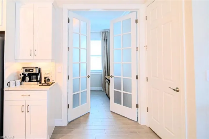 Bedroom #3 Or The Private Home Office With Double Frosted Glass Entry French Doors!