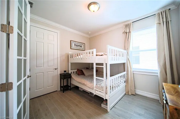 Bedroom #3 Or The Private Home Office With Double Frosted Glass Entry French Doors!