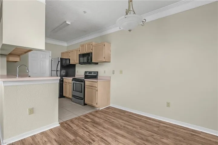 kitchen and dining area