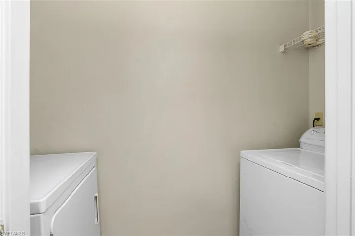 Laundry area featuring washer and dryer