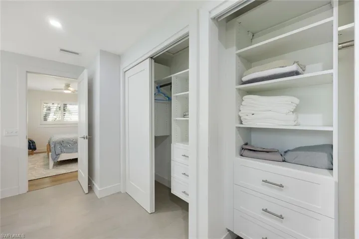 View of closet