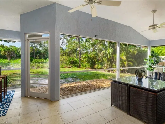 Natural tortoise preserve behind the property provides privacy